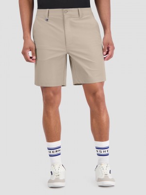 Ben Sherman 4Way Stretch Tech Shorts Khaki | QFRGBOD-91