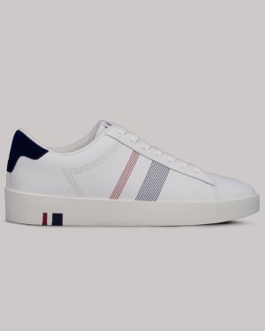 Ben Sherman Boxwell Sneakers White / Navy / Red | KOCAIQV-87