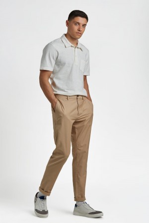 Ben Sherman Everyday Slim Fit Chino Pants Brown | FYOHCNU-06