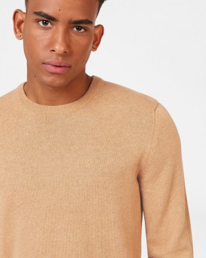 Ben Sherman Signature Crewneck Knitwear Grey | CSHQDMV-81