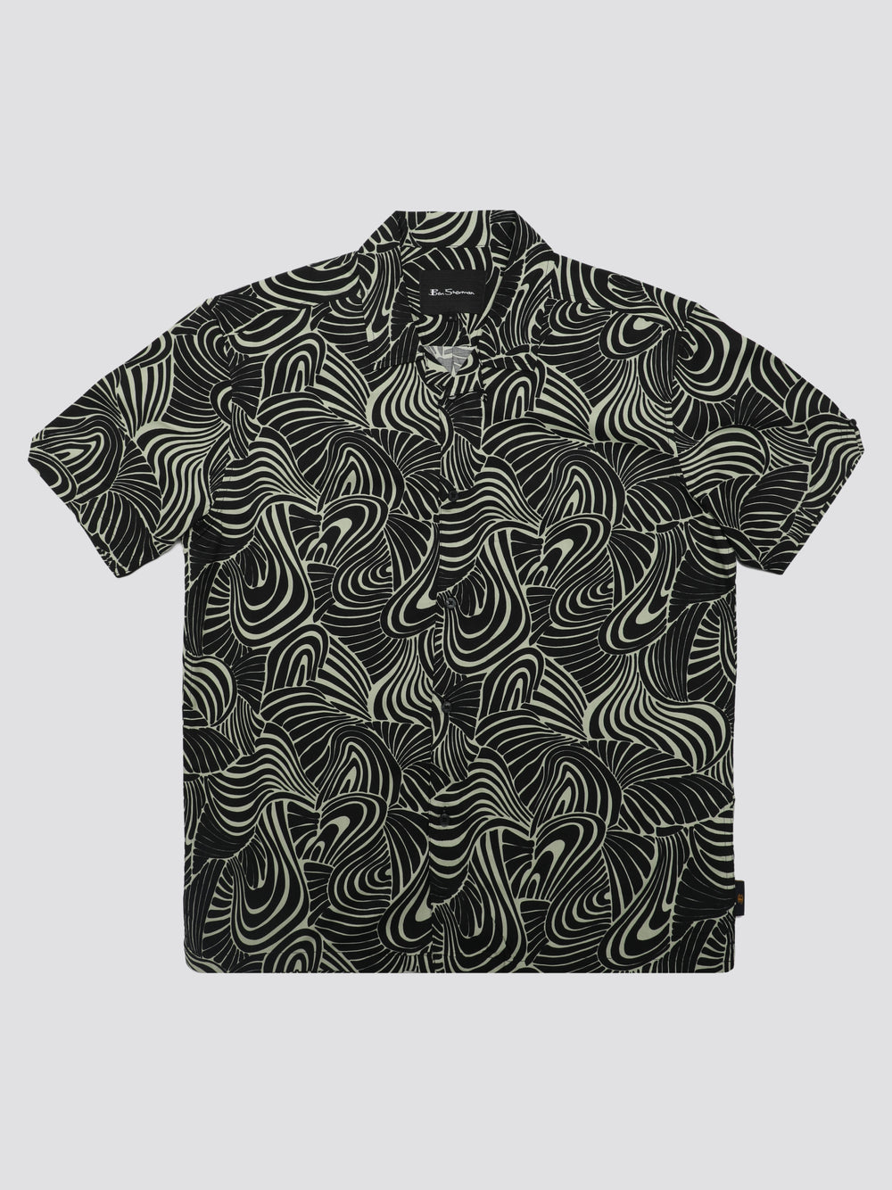 Ben Sherman B by Ben Sherman Psychedelic Swirl Print Shirts Mint | INUCGST-82