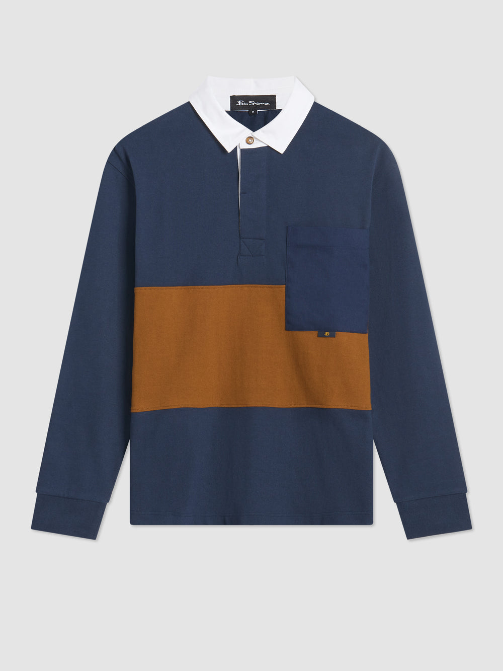 Ben Sherman B by Ben Sherman Rugby Polo Shirts Navy | VKQSTZH-95