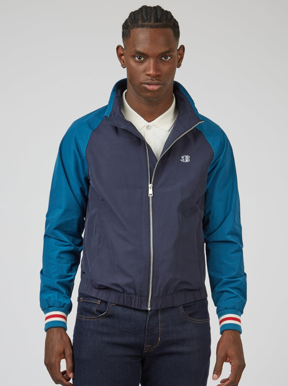 Ben Sherman B by Ben Sherman Waterproof Sport Jackets Blue | IQJUAZR-76