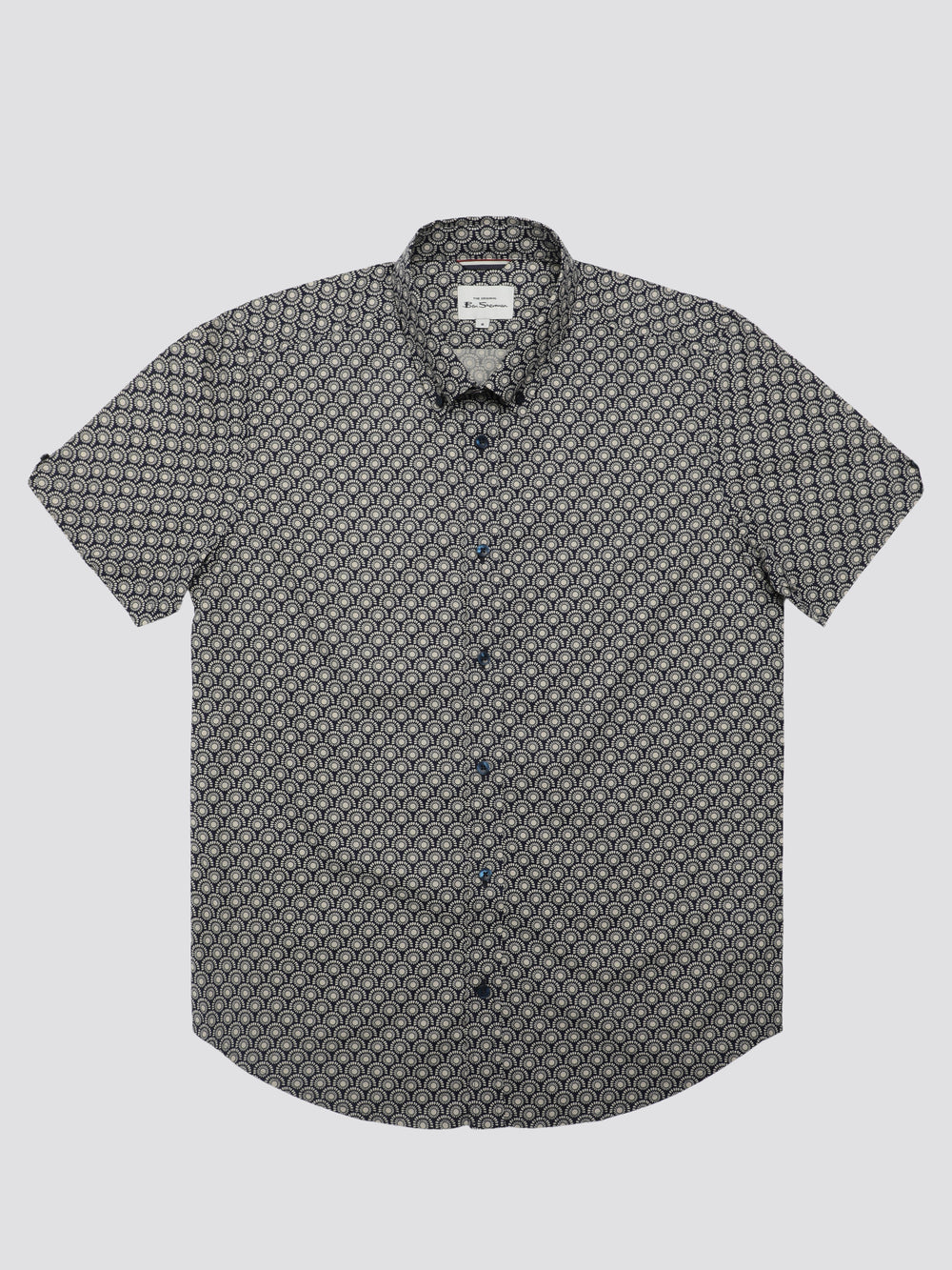 Ben Sherman Block Geo Shirts Grey | VYKZAWM-98