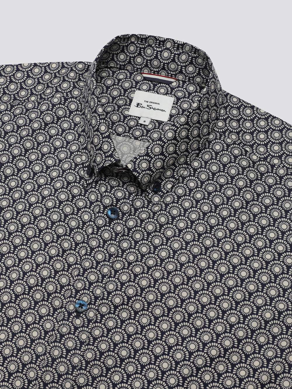 Ben Sherman Block Geo Shirts Grey | VYKZAWM-98