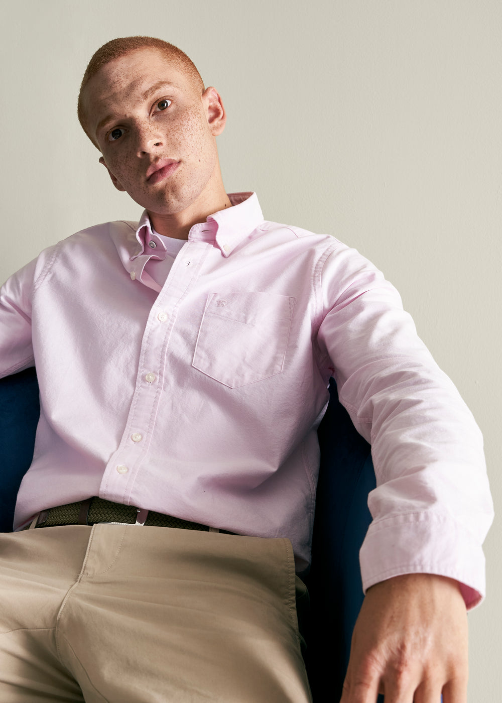 Ben Sherman Brighton Oxford Organic Shirts Pink | TYNKZMV-17