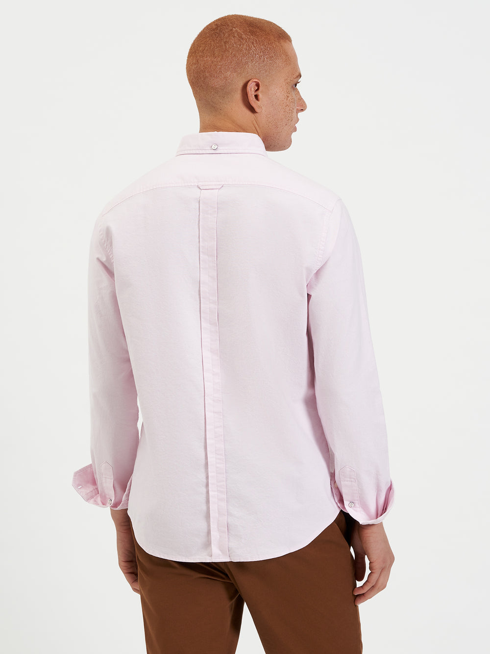 Ben Sherman Brighton Oxford Organic Shirts Pink | TYNKZMV-17