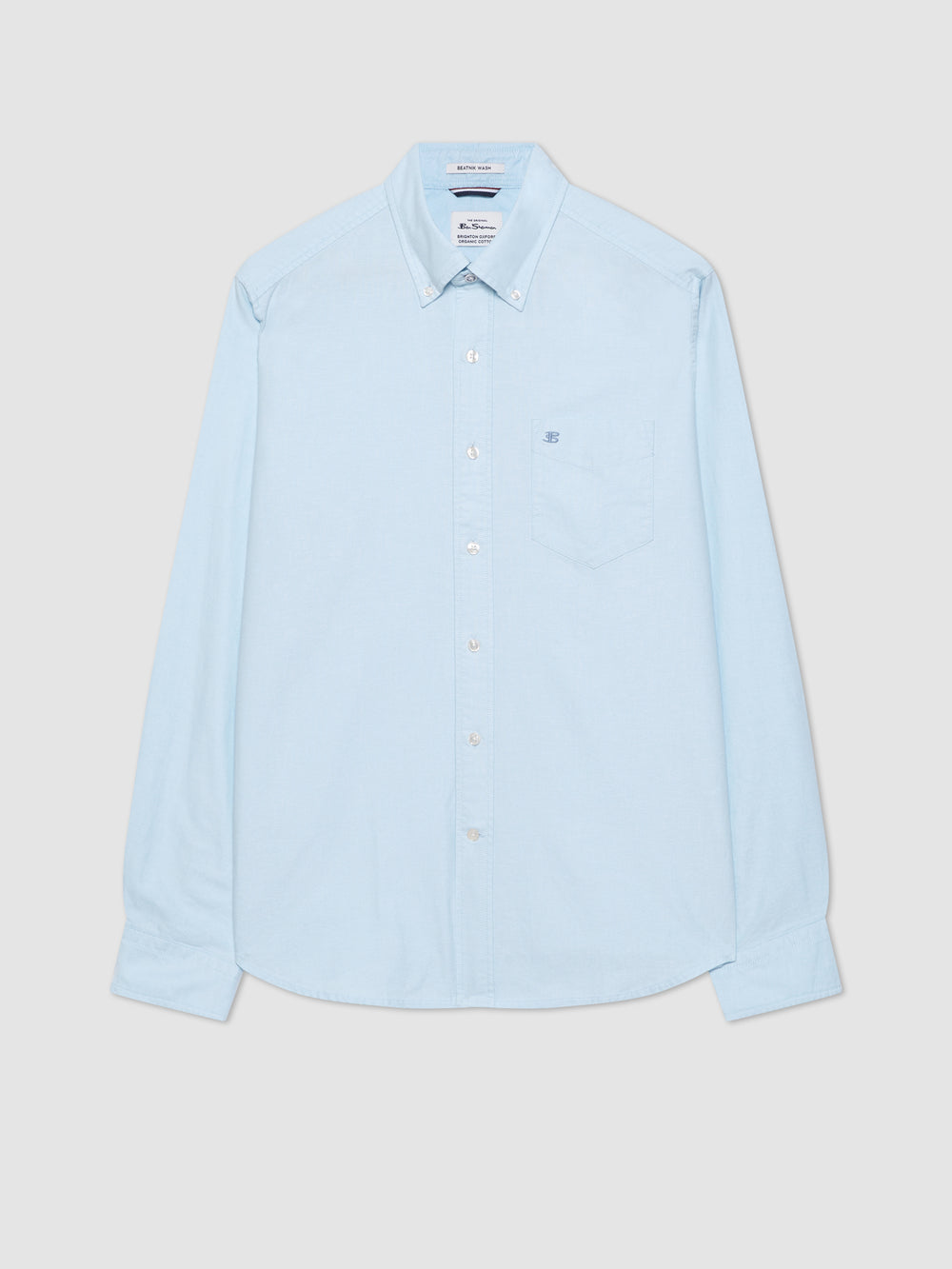 Ben Sherman Brighton Oxford Organic Shirts Blue | MPSBDFV-18