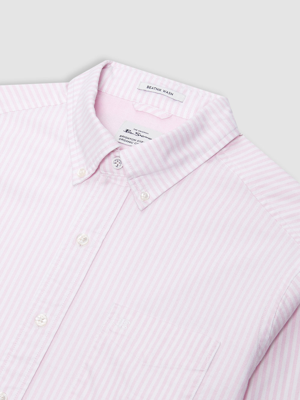 Ben Sherman Brighton Oxford Shirts Pink Stripes | LQDMUXP-65