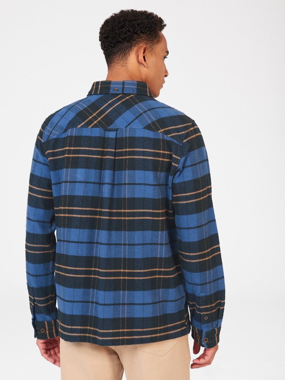 Ben Sherman Brushed Ivy Check Shirts Blue | UEMFXPV-10