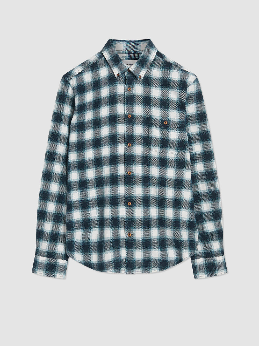 Ben Sherman Brushed Ombre Check Flannel Shirts Green | VKHITRS-67