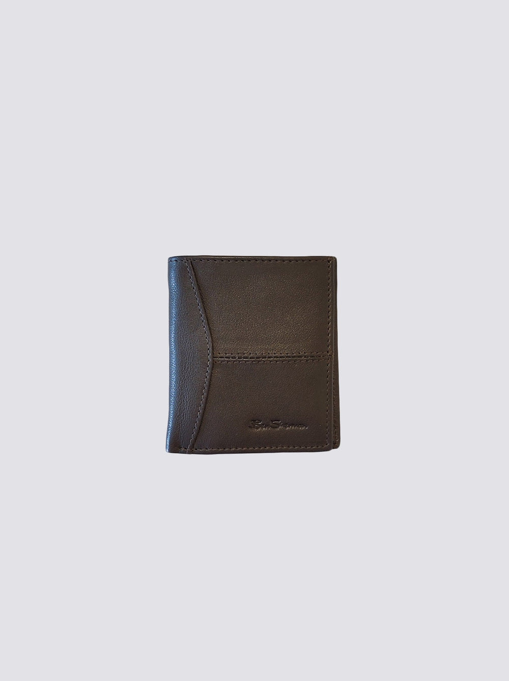 Ben Sherman Coles Leather Micro Wallets Brown | XBSMQCO-84