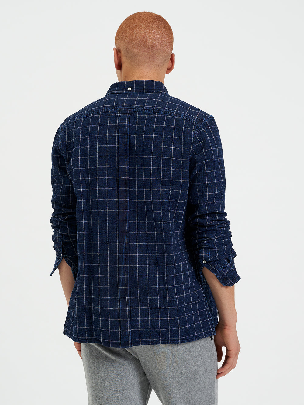 Ben Sherman Dalston Blues Beatnik Shirts Indigo | JCORNQP-06