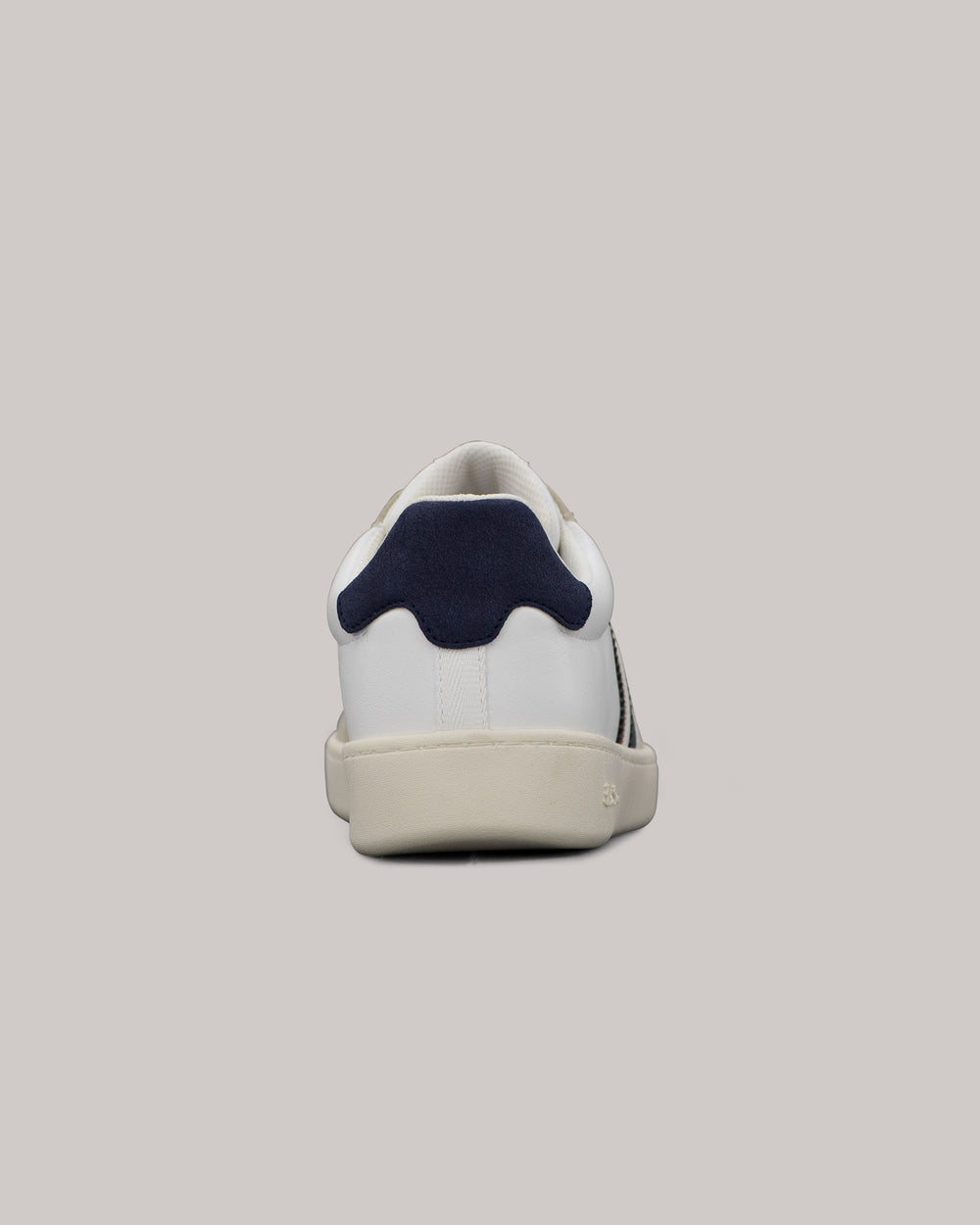 Ben Sherman Hyde Navy Stripe Sneakers White | PSEYLDQ-50