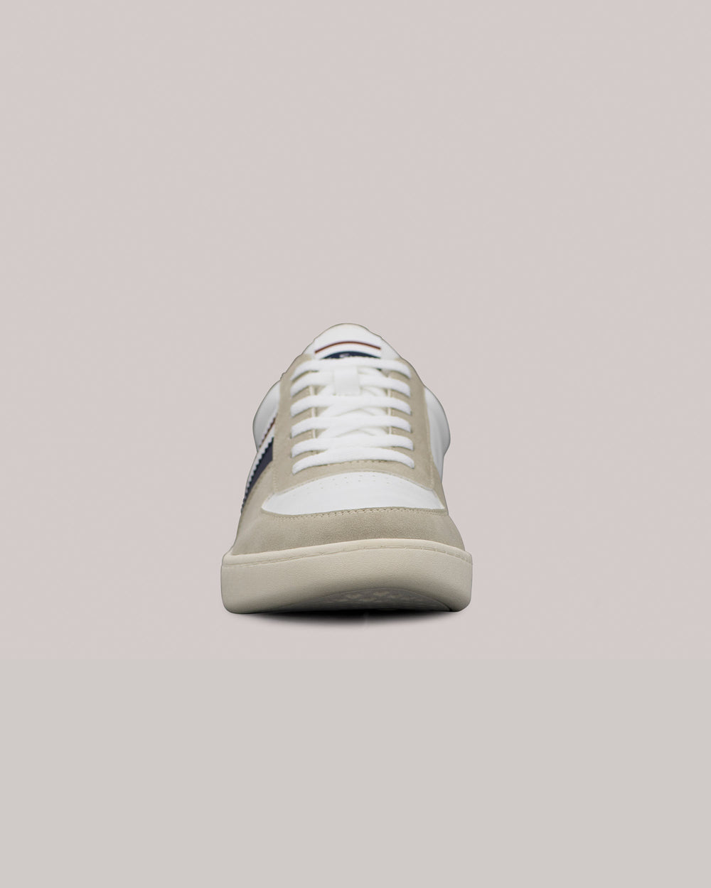 Ben Sherman Hyde Navy Stripe Sneakers White | PSEYLDQ-50