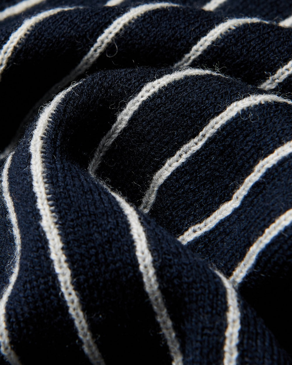 Ben Sherman Jacquard Stripe Cardigan Knitwear Navy | MGNIFUD-95