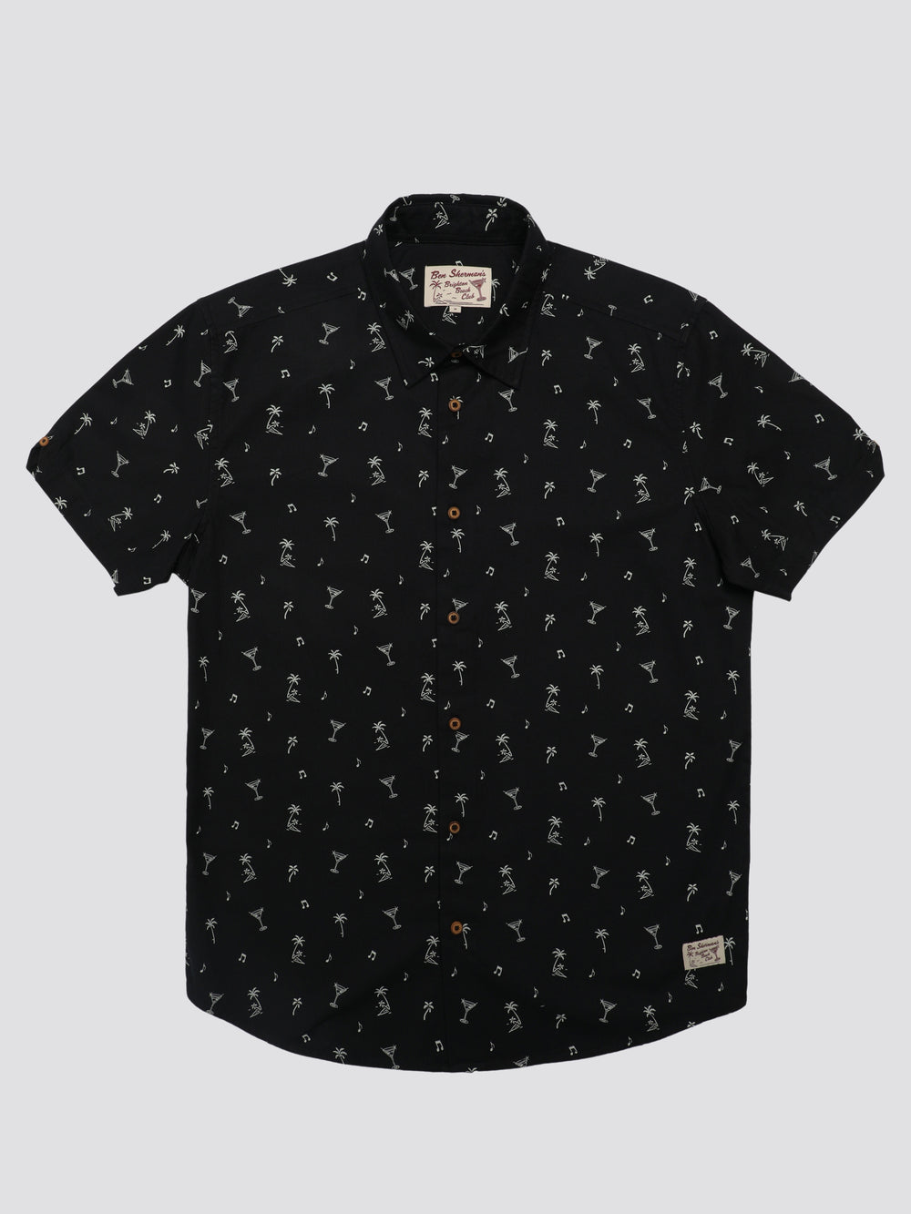 Ben Sherman Scattered Shirts Black | CEPLJXZ-95