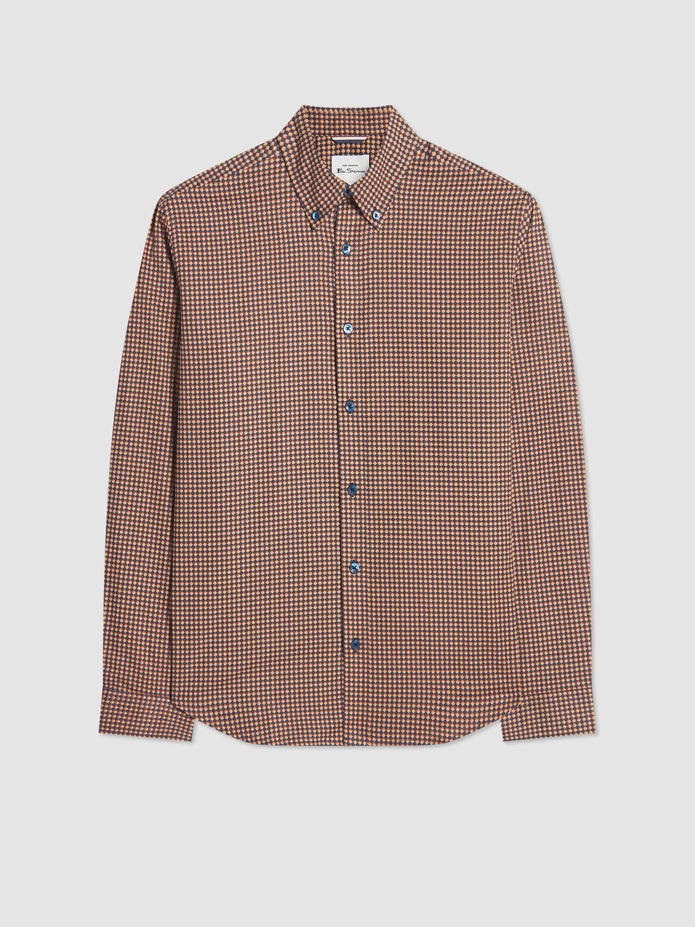 Ben Sherman Signature Chevron Shirts Orange | OSUPNGH-53