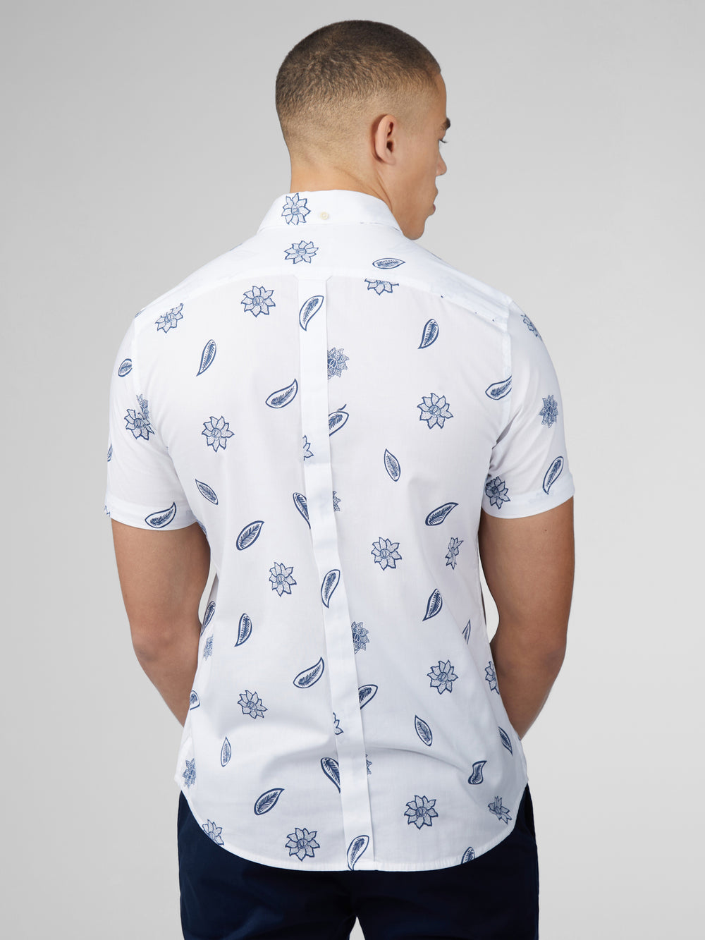 Ben Sherman Signature Floral Shirts White | PRUSDFJ-62