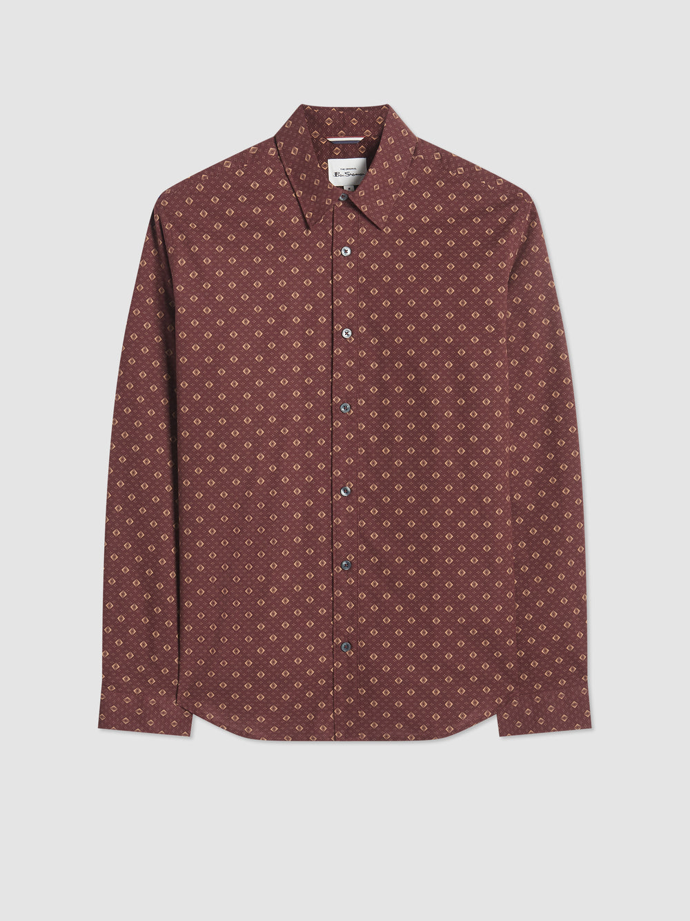 Ben Sherman Signature Geo Shirts Brown | BCFUKLA-40