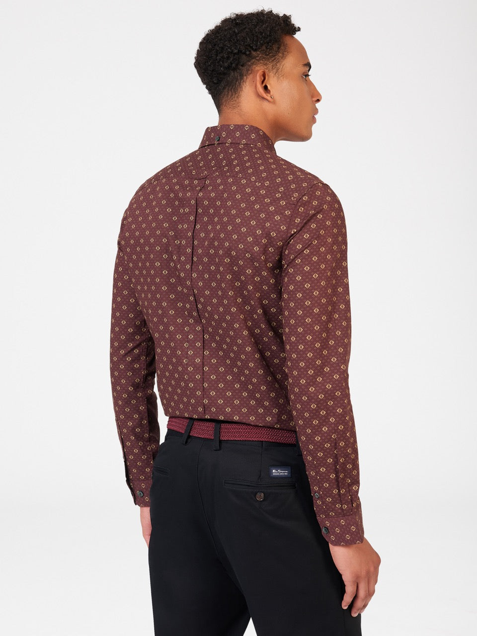 Ben Sherman Signature Geo Shirts Brown | BCFUKLA-40