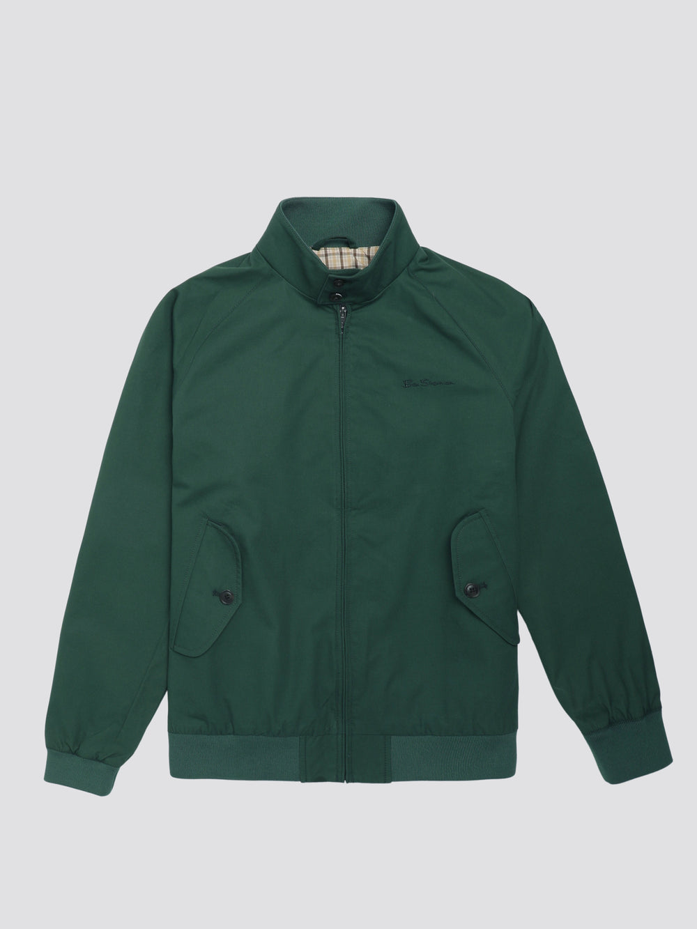 Ben Sherman Signature Harrington Jackets Green | NFSLGPH-64