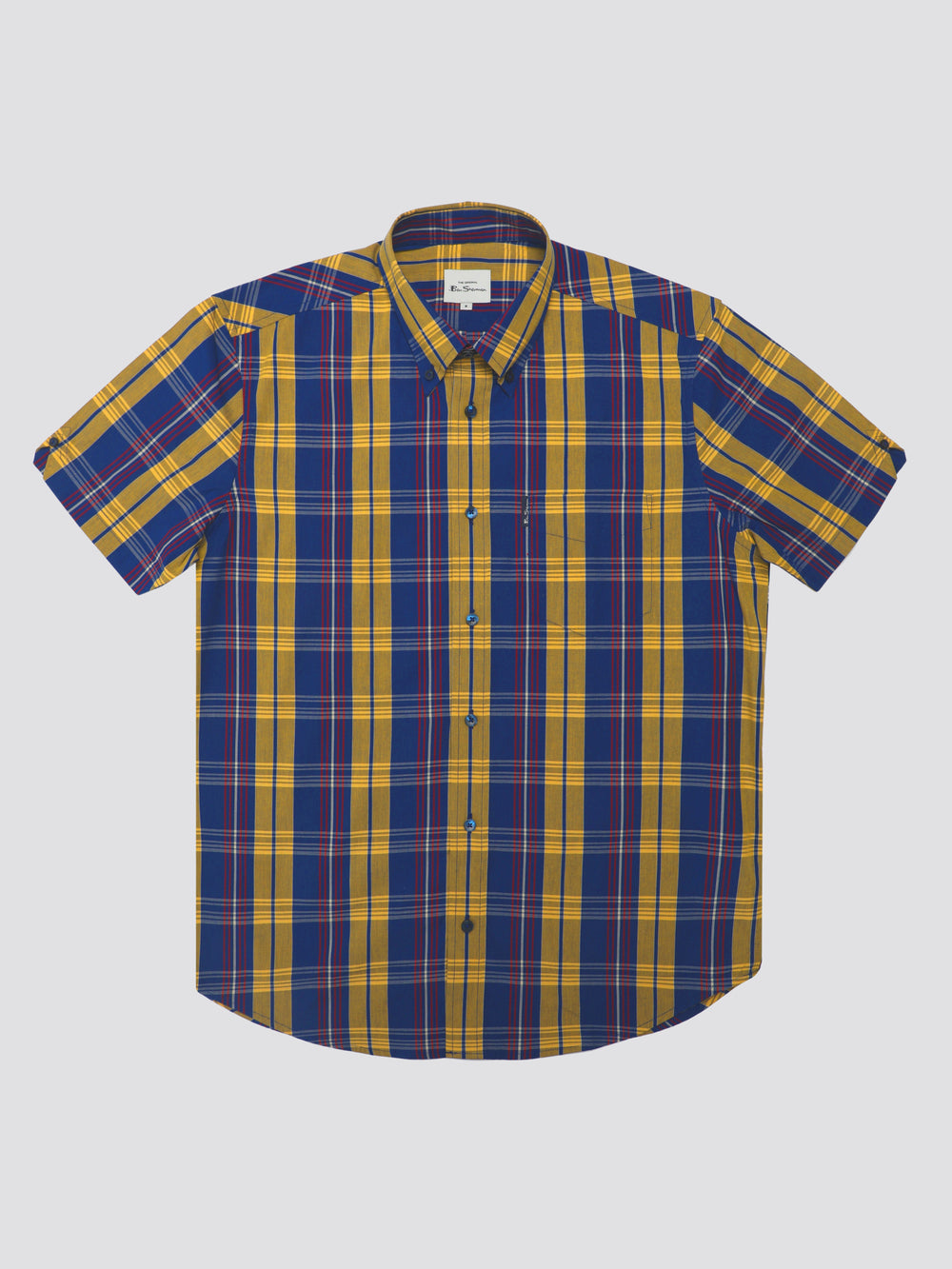 Ben Sherman Signature Irregular Check Shirts Blue | DERFJLU-65