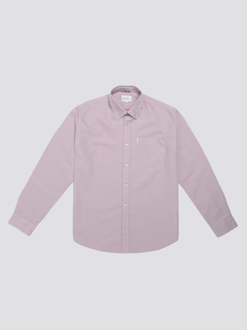 Ben Sherman Signature Oxford Long Sleeve Shirts Purple | PLNTZXA-83