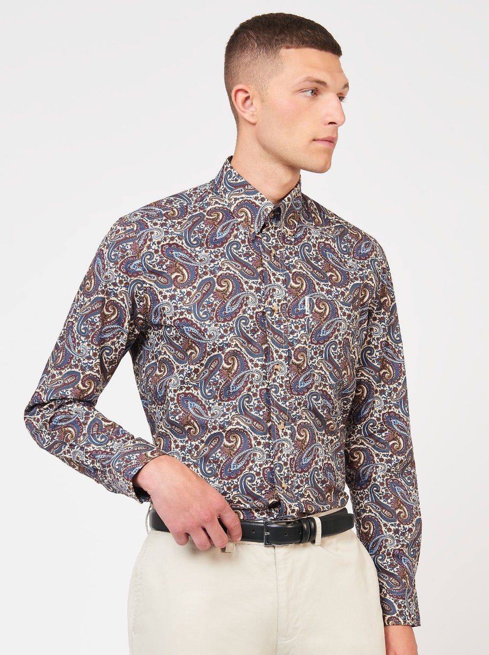 Ben Sherman Signature Paisley Shirts Multicolor | GTLUVEO-23