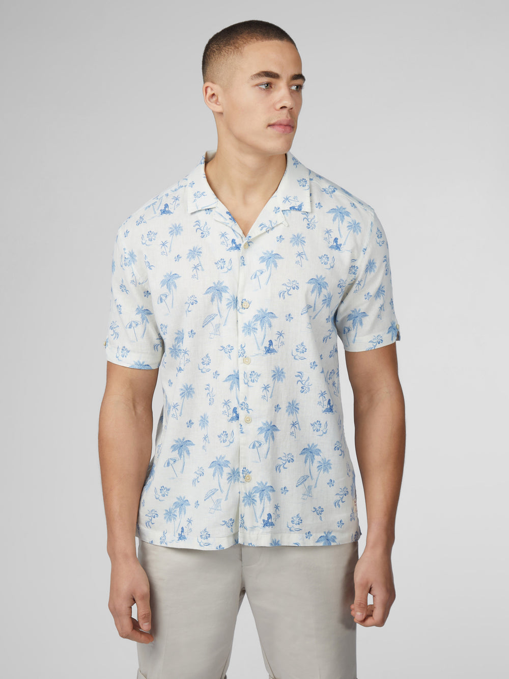 Ben Sherman Signature Resort Shirts White | KSVRHXI-16