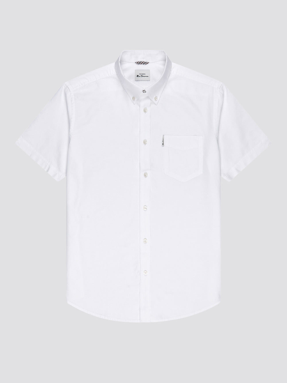 Ben Sherman Signature Short Sleeve Oxford Shirts White | QIDFGWJ-08