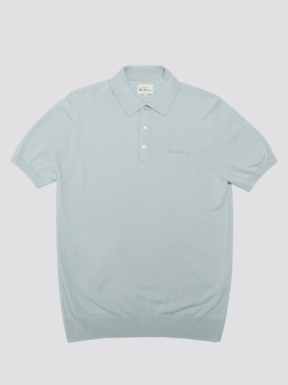 Ben Sherman Signature Short Sleeve Polo Knitwear Blue | ZOTMDGX-70