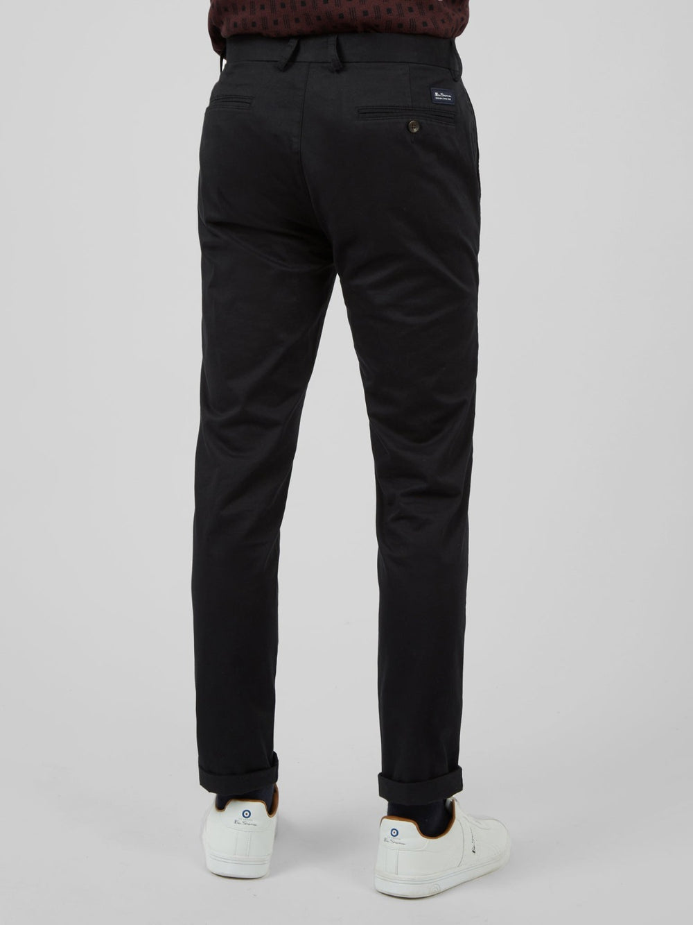 Ben Sherman Signature Skinny Stretch Chino Pants Black | HWRBUMA-60