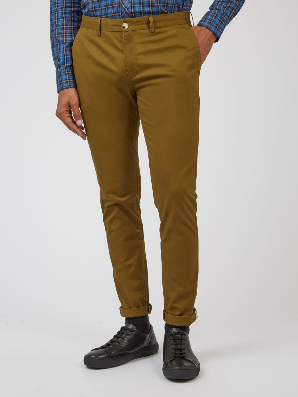 Ben Sherman Signature Skinny Stretch Chino Pants Brown | KGTWRXC-85