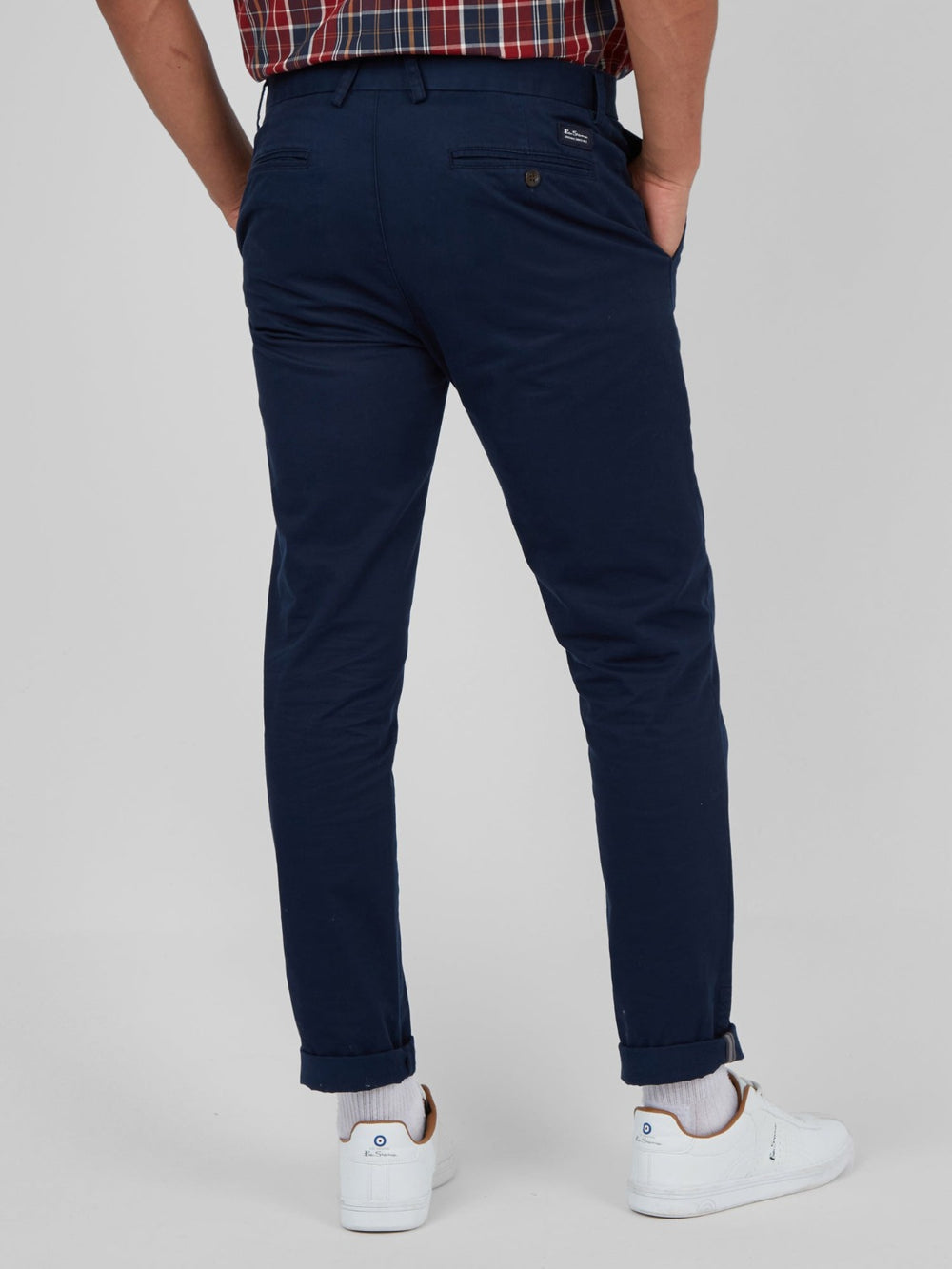 Ben Sherman Signature Skinny Stretch Chino Pants Navy | XULDRPQ-87