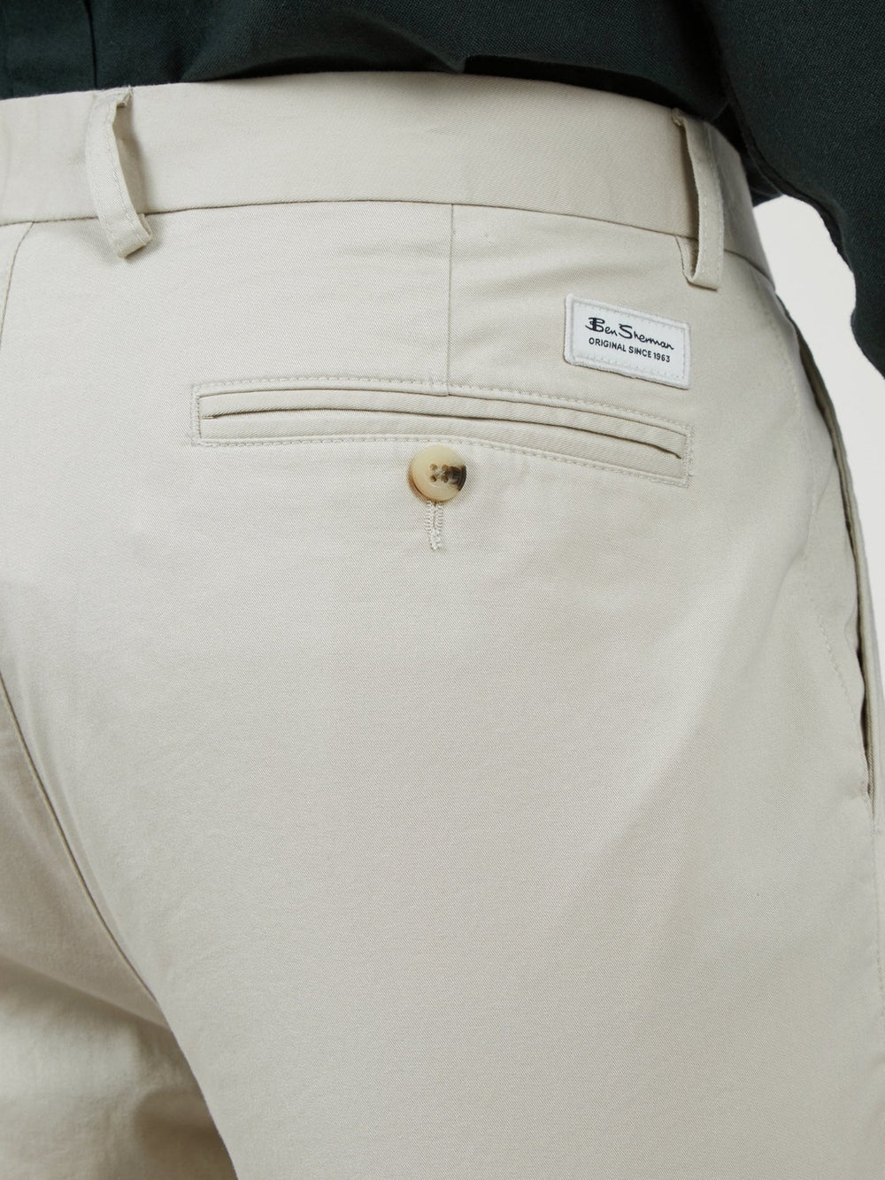 Ben Sherman Signature Skinny Stretch Chino Pants White | FPBONQA-12