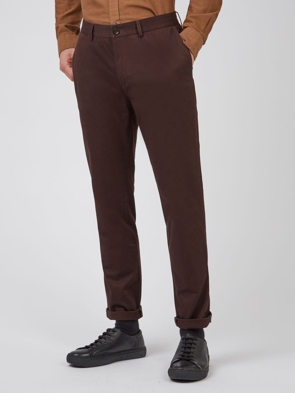 Ben Sherman Signature Slim Stretch Chino Pants Red | WHYXOFC-64