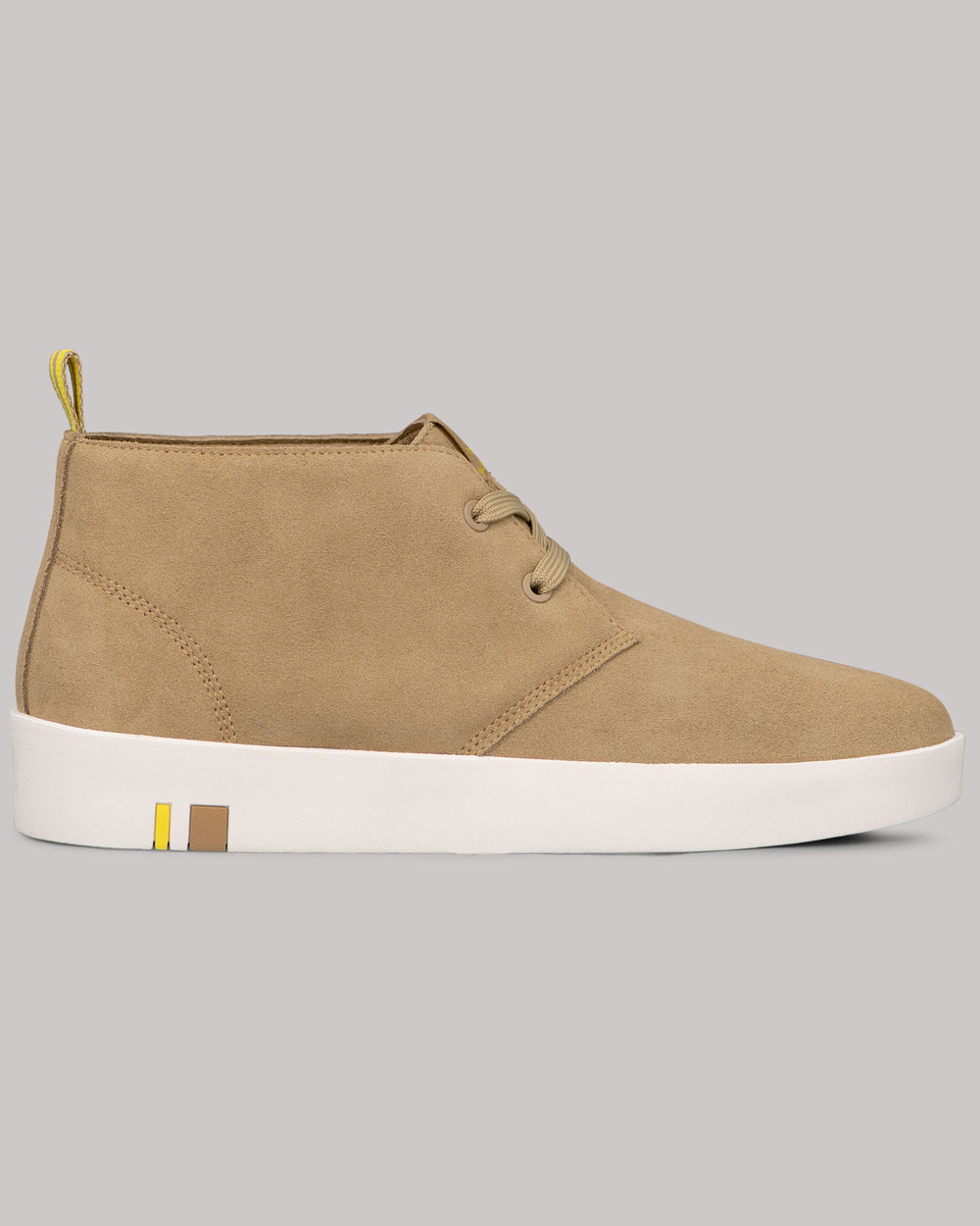 Ben Sherman Thames Chukka Boots Brown / White / Yellow | CHOIMLQ-91