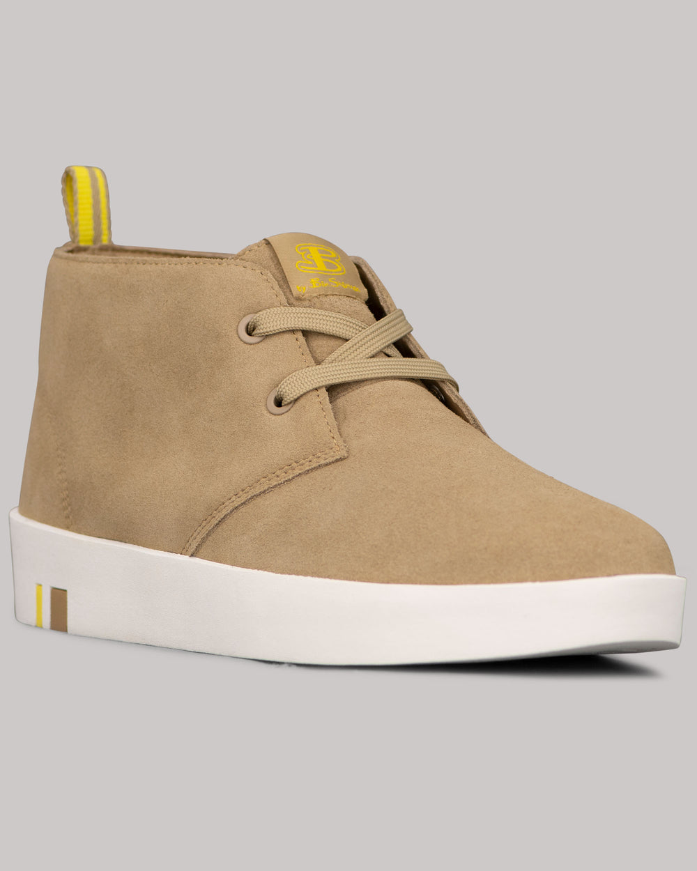 Ben Sherman Thames Chukka Boots Brown / White / Yellow | CHOIMLQ-91