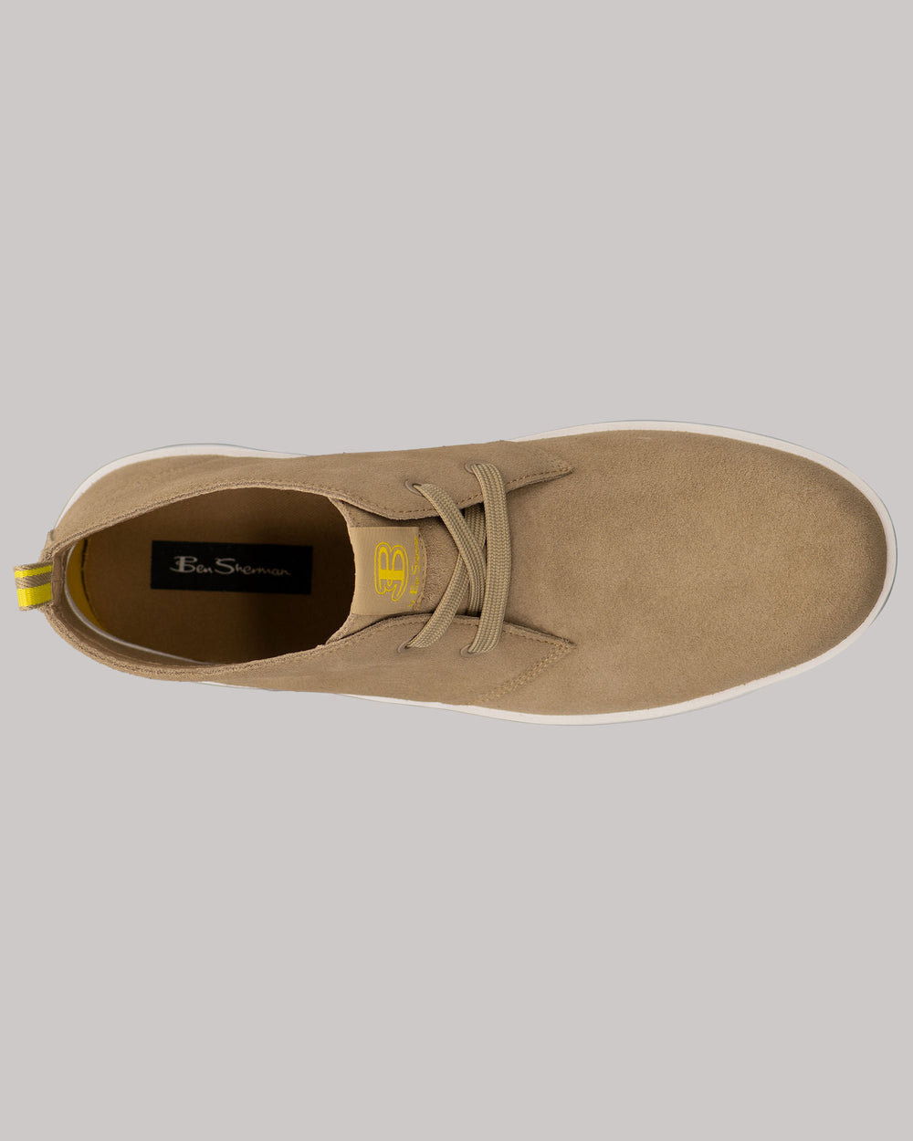 Ben Sherman Thames Chukka Boots Brown / White / Yellow | CHOIMLQ-91