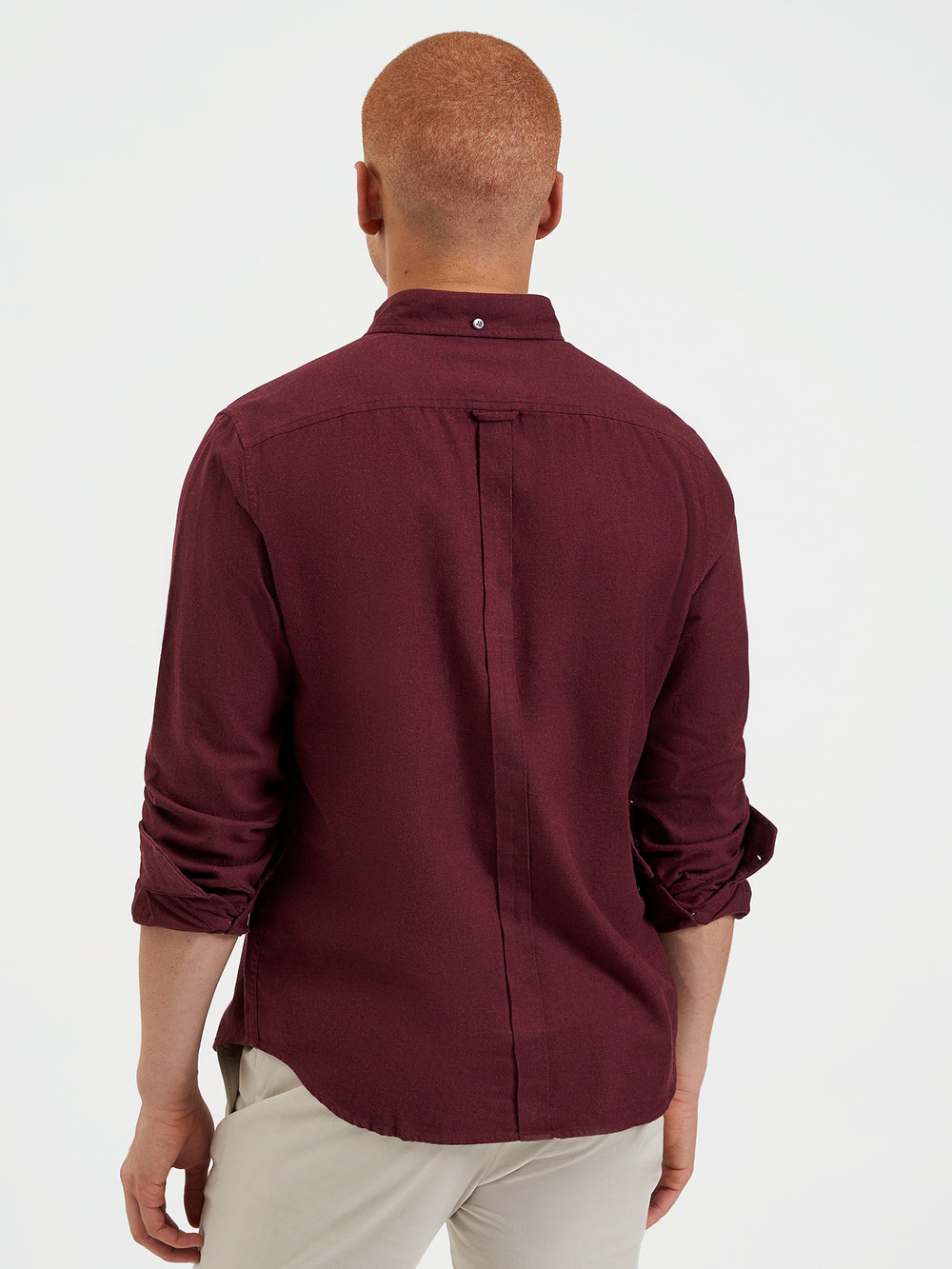 Ben Sherman Uniform Flannel Shirts Burgundy / Navy / Beige | DSGUTXK-71